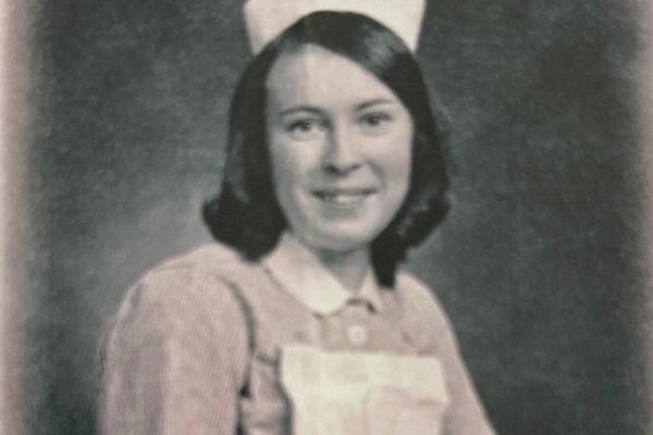 Hospital Nurse An old photo of a nurse in her uniform